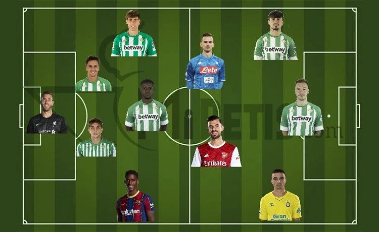 El once de los mejores canteranos actuales del Betis
