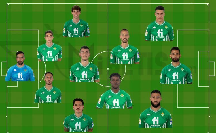 Posible alineación del Real Betis para el partido de Liga contra el Elche de la jornada 33 Posible alineación del Real Betis para el partido de Liga contra el Elche de la jornada 33